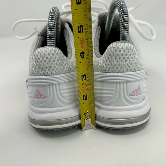 Adidas Pink, White & Gray Traxion Lite FM S Golf Shoes Size 6.5 Outdoors Summer - Picture 8 of 16